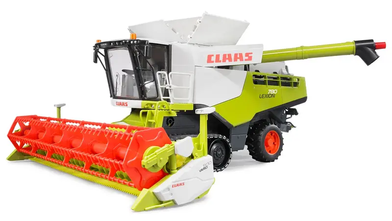 02119 Claas Lexion 780 Terra Trac Combine with Header Trailer – 1:16 Scale Harvesting Set