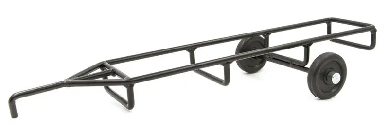 1/16 Scale Black Round Bale Trailer for Realistic Farm Layouts
