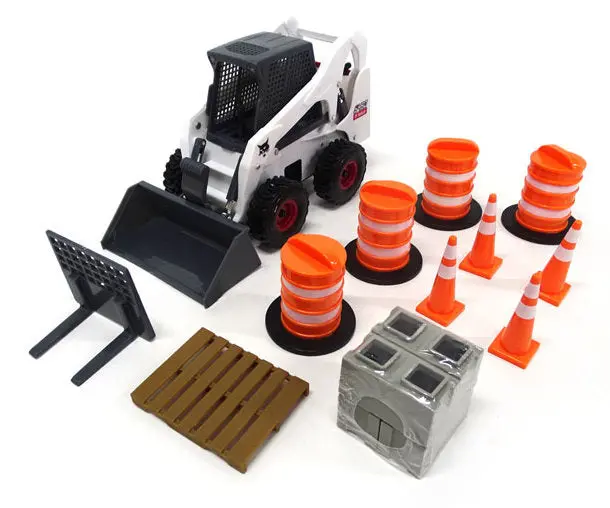 1/16 Scale Bobcat S450 Skid Steer Loader with Realistic Accessories #47259