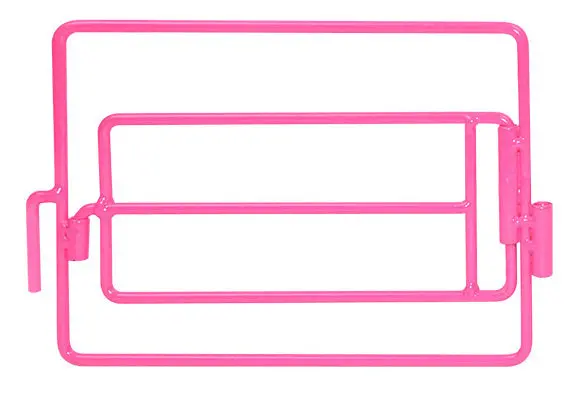 1/16 Scale Pink Metal Farm Gate – Decorative & Collectible