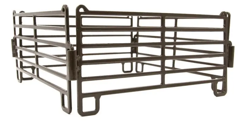 1/16 Scale Preifert-Style Brown Metal Panel Set for Fencing Models