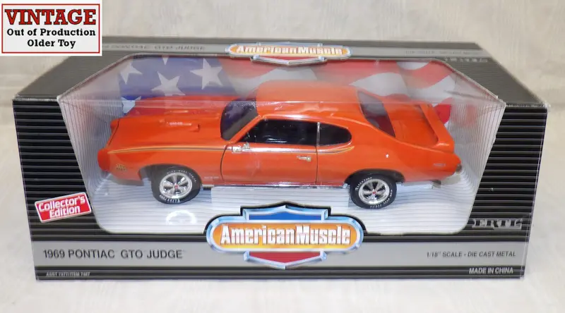 1/18 Scale 1969 Pontiac GTO Judge – Carousel Red #7467