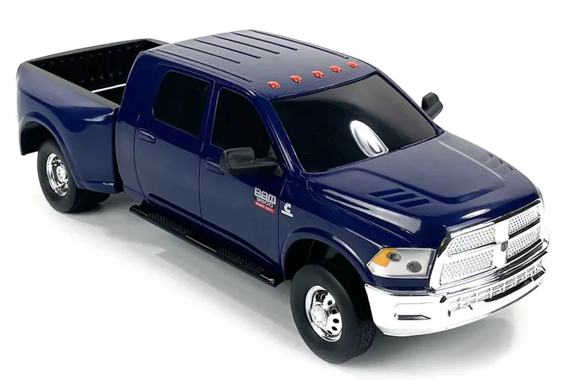 1/20 Navy Blue Dodge Ram 3500 Mega Cab Dually – Detailed Full-Size Pickup Model