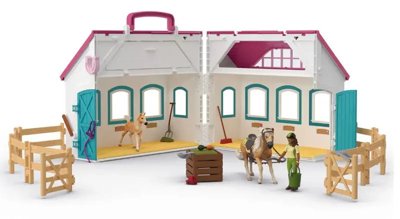 1/20 Scale Lakeside Little Horseshoe Open Stable Model #42703