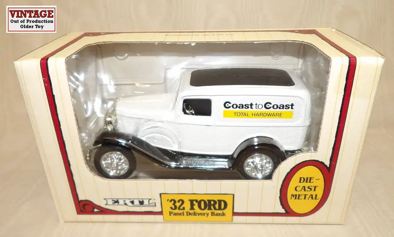 1/25 Coast to Coast 1932 Ford Panel Delivery Bank – Retro Metal Bank with Classic Design