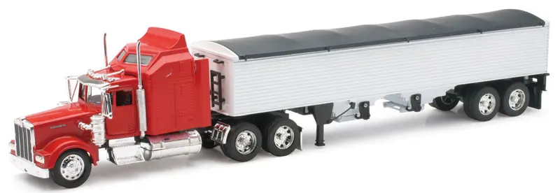1/32 Kenworth W900 Semi-Truck with Grain Trailer – Model #10773