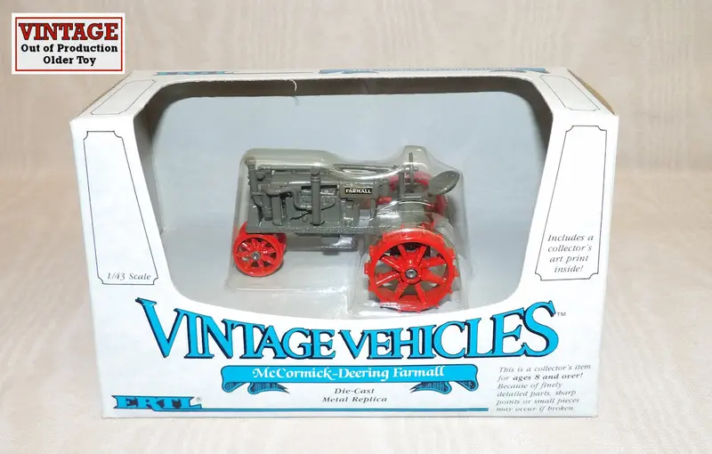 1/42 Scale McCormick-Deering Farmall Tractor – Steel Wheel Edition