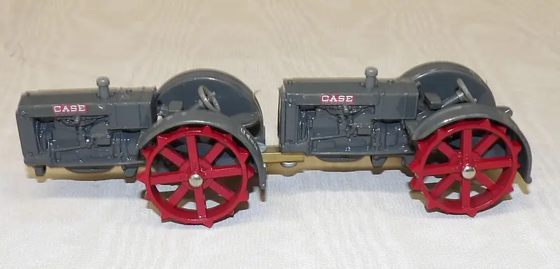 1/43 Custom-Built Case L Tandem Tractor Replica – Hand-Assembled, As-Is
