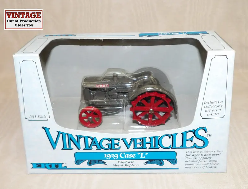 1/43 Scale 1929 Case ‘L’ Tractor Replica – Steel-Wheeled Model
