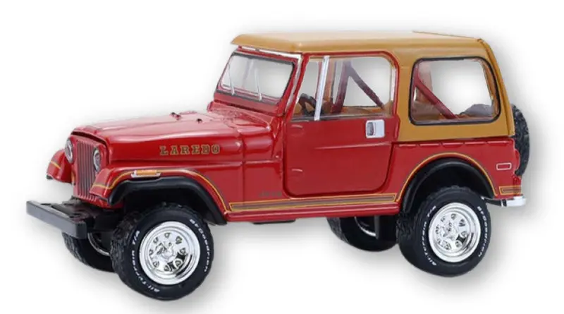 1/64 1980 Jeep CJ-7 Laredo – Iconic Off-Roader Replica (#35310-E)