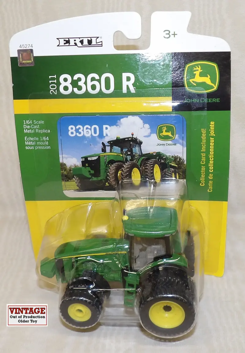 1/64 2011 John Deere 8360R Tractor with Front and Rear Duals #45274
