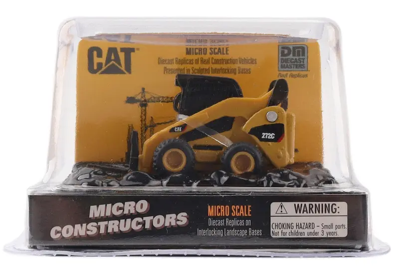 1/64 #85728CS CAT Micro 272C Skid Steer with Pallet Forks