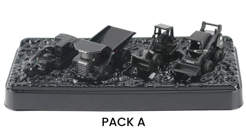 1/64 #85996B-A CAT Micro Constructors Black Edition – 4-Piece Set A