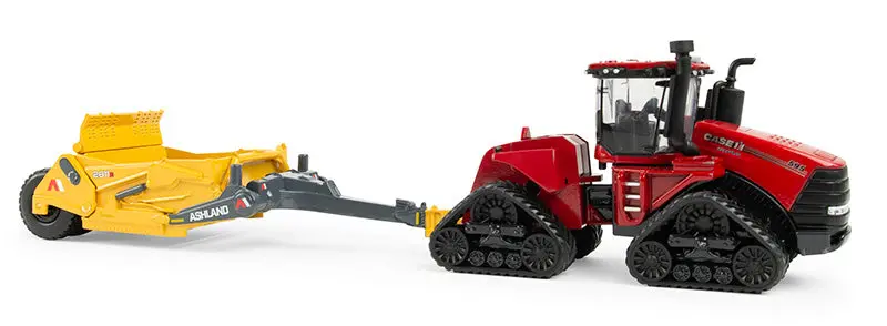 1/64 Case-IH Steiger 595 Quadtrac Tractor with Ashland 2811E Scraper Attachment