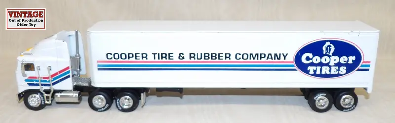 1/64 Cooper Tire Kenworth K100E COE with Trailer Bank – Model #31443, No Box