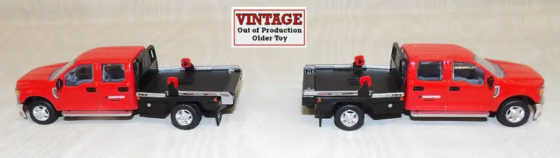 1/64 Red 2018 Ford F-350 DewEze Feed Truck Set – #52599