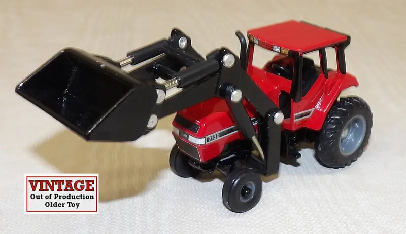 1/64 Scale #460FO Case-IH 7130 Tractor with Front Loader – Unboxed, As-Is