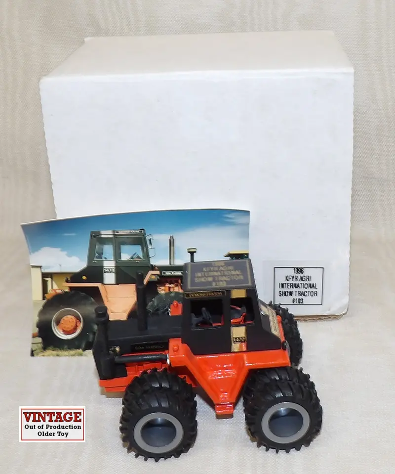 1/64 Scale Case 1470 Traction King Black Knight Demonstrator – 1996 KFYR Show Edition