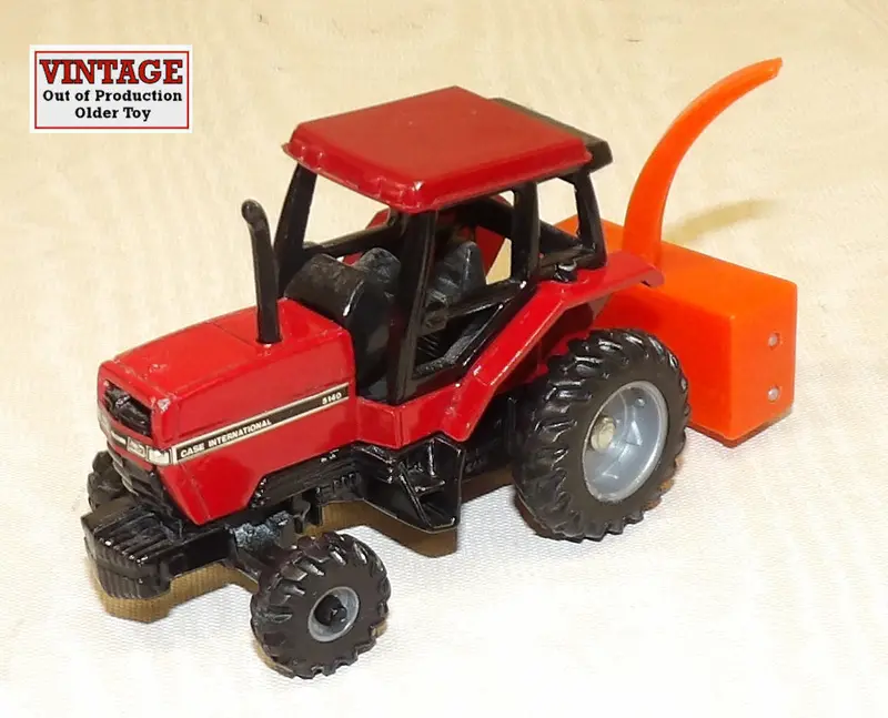 1/64 Scale CB1552 Case-IH 5140 FWA Tractor with Snow Blower – Custom Build, Unpackaged, As-Is