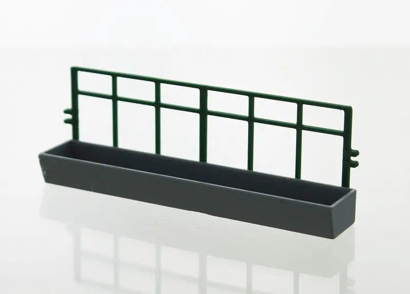 1/64 Scale Livestock Bunk Feeder – 20-Foot Section #64-309-GR