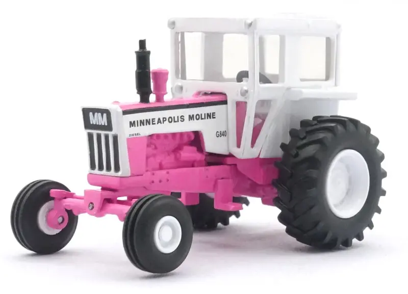 1/64 SCT982 Pink Minneapolis-Moline G840 – Cab & Wide Front Design