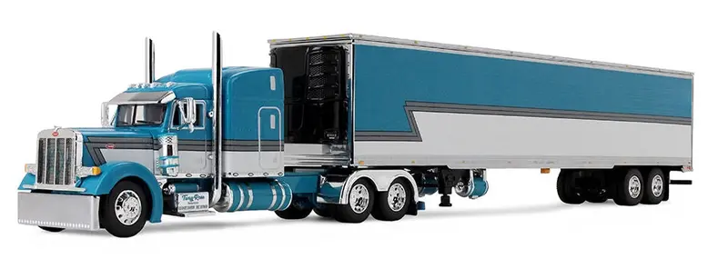 1/64 Tway Rose Transport Peterbilt 379 with Mid-Roof Sleeper & Refrigerated Trailer – #69-2270
