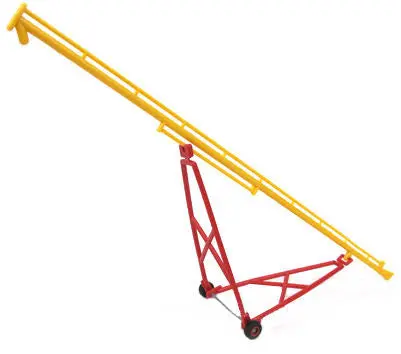 1/64 Yellow-and-Red 80-Foot Grain Auger – High-Capacity Farm Auger Figure (#ST125)