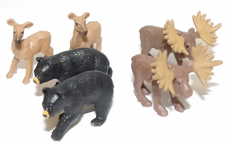 1/87 Wildlife Assortment Pack – Six-Piece Miniature Animal Set