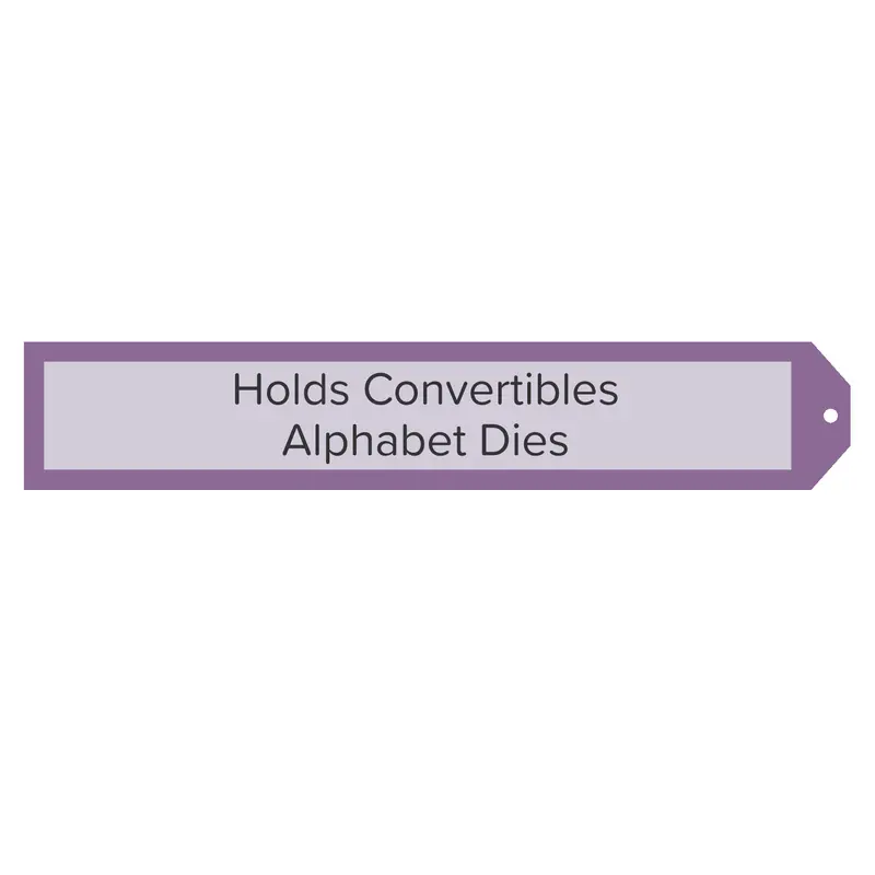 10.5-Inch Alphabet Carrier Tag – Convertibles Collection