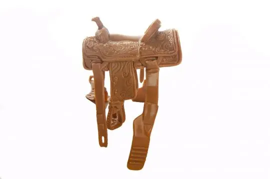 1:16 Calf Roping Saddle – Detailed Western Show Accessory