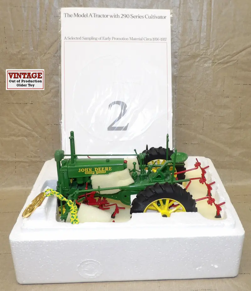 1:16 John Deere Model A Tractor with 290-Series Cultivator – Precision Classics #2 (Repaired)