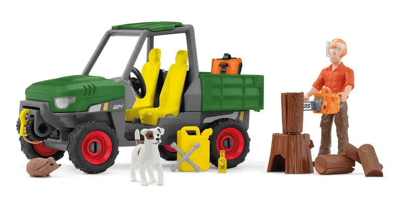 1:20 Forest Work Playset – Interactive Logging & Forestry Themed Toy Scene