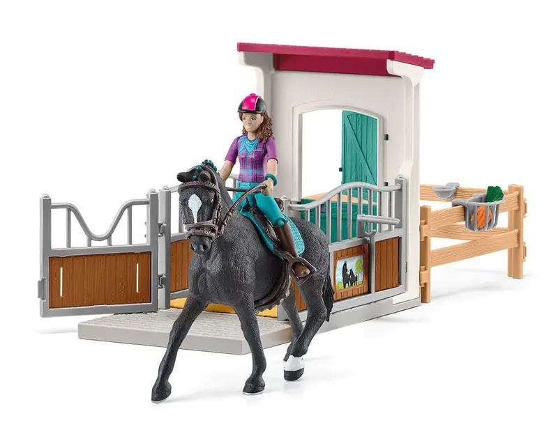 1:20 Horse Stall Playset with Lisa & Storm – Equestrian-Themed Toy Set