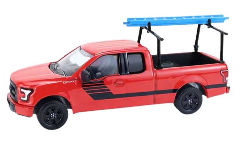 1:64 2015 Ford F-150 Pickup Truck Model – Ladder Rack Edition
