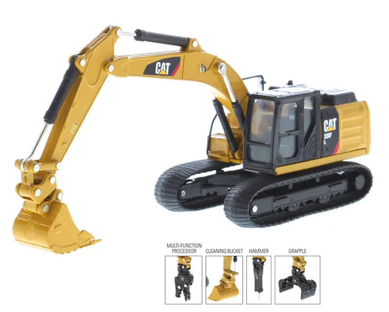 1:64 Caterpillar 320F Hydraulic Excavator – 5-Tool Working Model