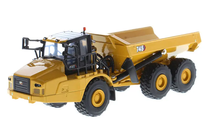 1:64 Caterpillar 745 Articulated Dump Truck – All-Terrain Hauling Model