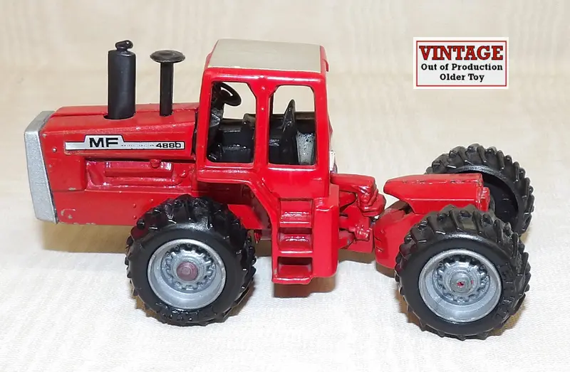#1727EO 1/64 Massey Ferguson 4880 4WD Tractor with Single Rear Wheels – No Packaging, Sold As-Is