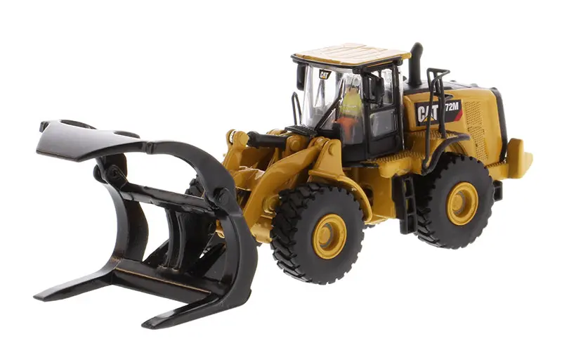 1:87 Caterpillar 972M Wheel Loader with Log Fork – Detailed Farm Equipment Model