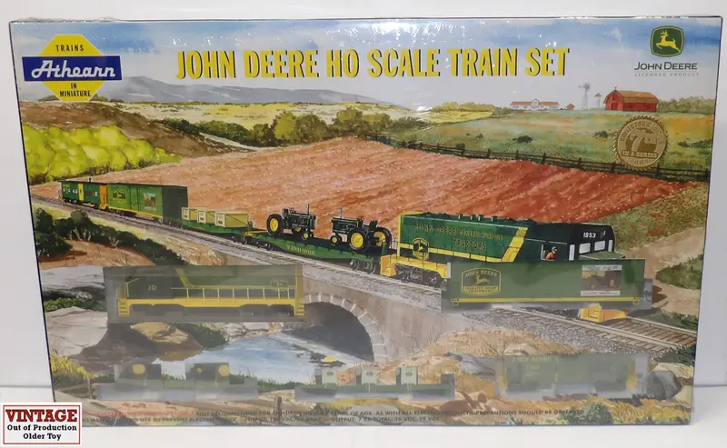 1:87 John Deere HO Train Set with 70-Series Tractors and Track – Seventh in Series