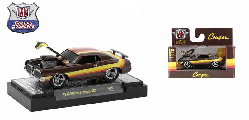 1970 Mercury Cougar XR7 Ground Pounder – 1/64 Die-Cast Muscle Car #82161-241