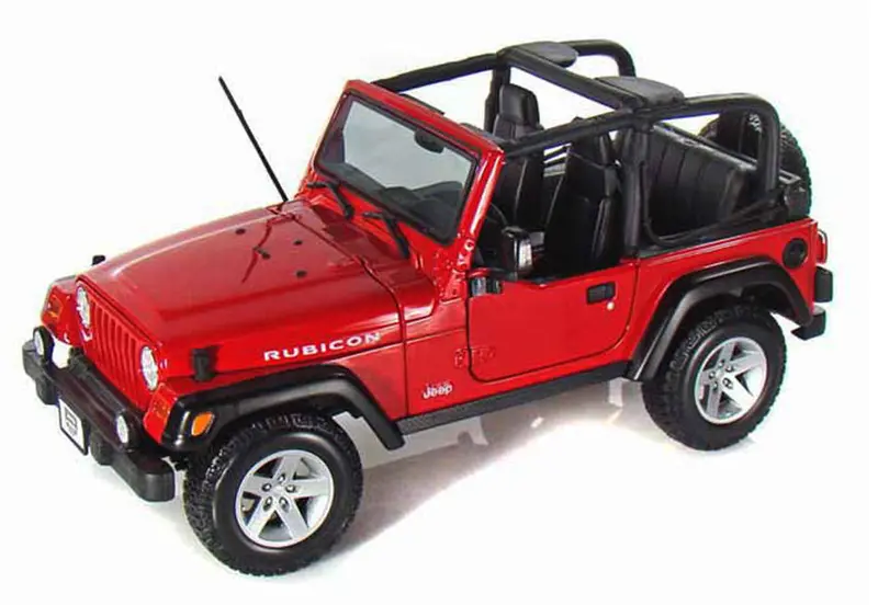 2013 Jeep Wrangler Rubicon – Red – 1:18 Scale – #31663RD