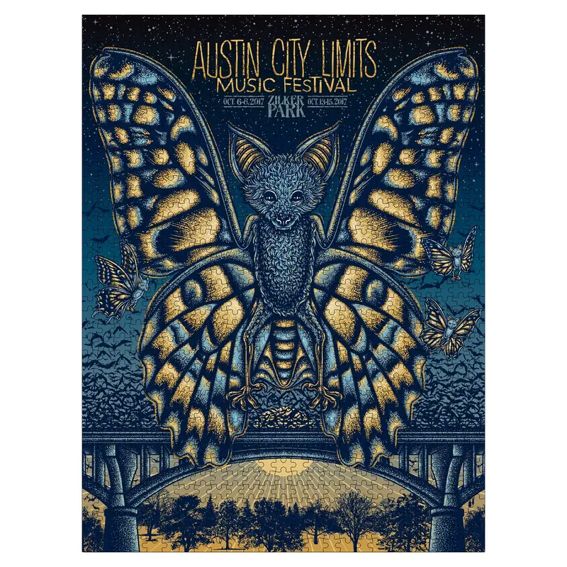 2017 ACL Festival Poster Jigsaw Puzzle – 1000-Piece Collector’s Edition