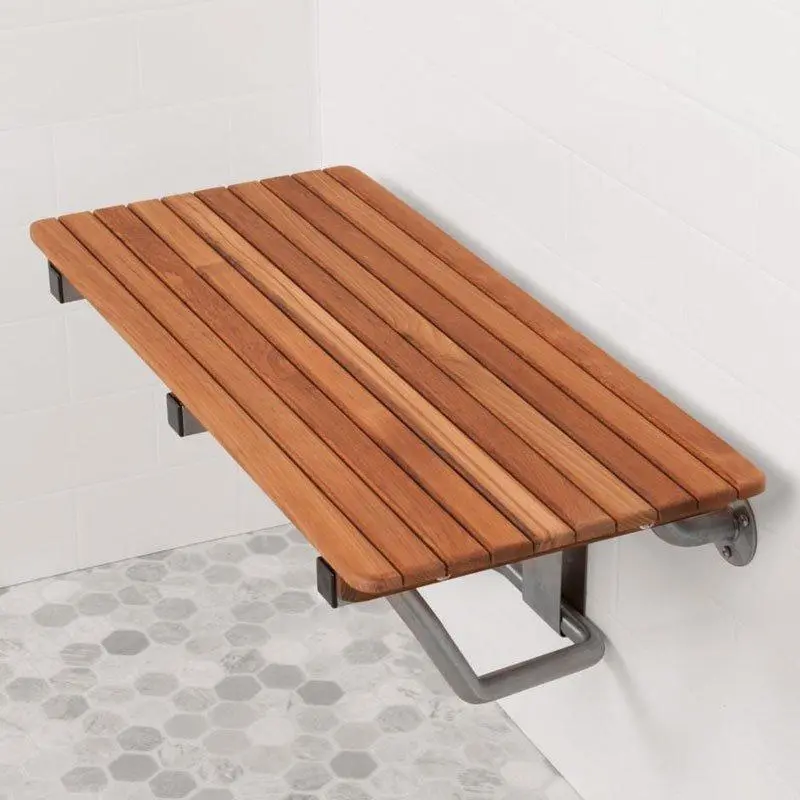 36″ ADA-Compliant Wall-Mounted Teak Shower Seat