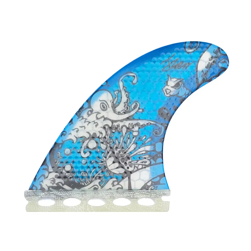 3D Fins Josh Kerr Moonrakerr Quad Set – Medium, Octo Design (Futures Compatible)
