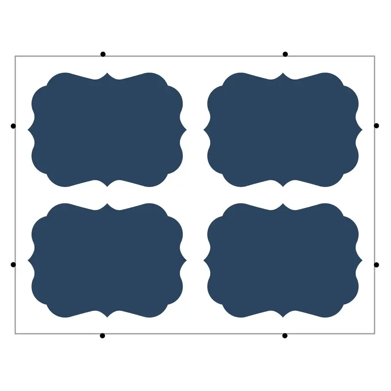 4-Bar Framed Card – Pre-Scored Panels – Pinnovation