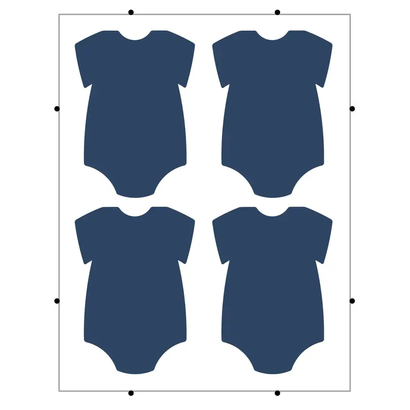 4-Bar Sized Onesie Cards – Pinnovation