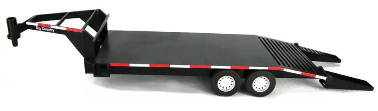 #427BC 1:20 Flatbed Gooseneck Trailer Model for Farm Vehicle Displays