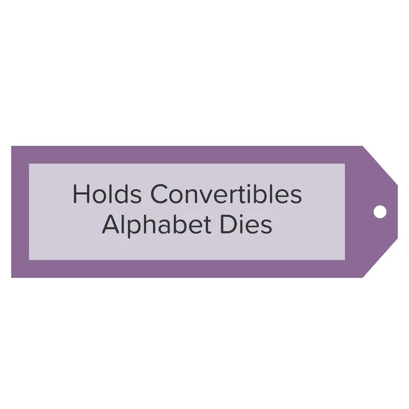 5.5-Inch Alphabet Carrier Tag – Convertibles Collection