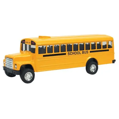 5-Inch Yellow School Bus Toy – Classic Die-Cast Replica