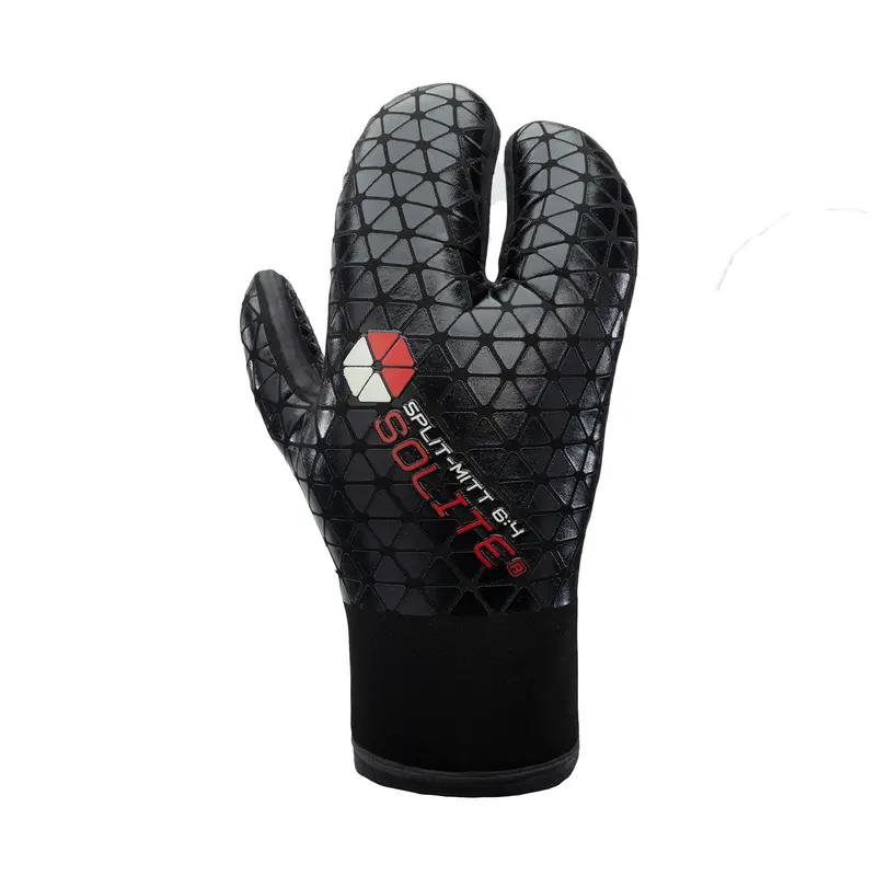 6/4mm Heavy-Duty Split-Mitt Wetsuit Gloves